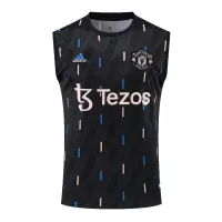 Manchester United Sleeveless Training Kit (Top+Shorts) Black 2022/23 - view 10
