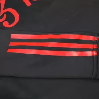 Kids Manchester United Zipper Sweatshirt Kit(Top+Pants) Black 2023/24 - view 6