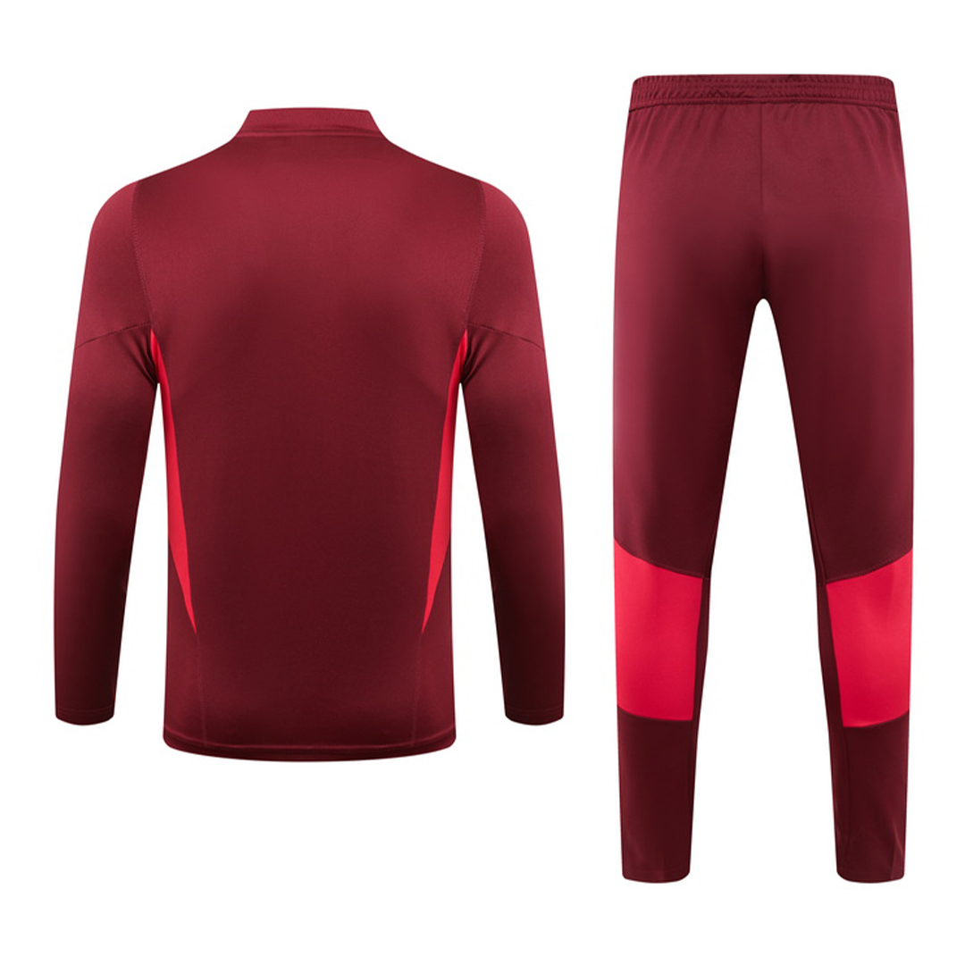 Manchester United Zipper Sweatshirt Kit(Top+Pants) Red 2023/24 - view 14