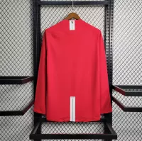 07-08 Manchester United Home UCL Final Retro Jersey Long Sleeve - view 3