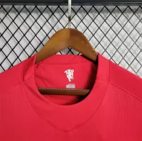07-08 Manchester United Home Retro Jersey Long Sleeve - view 13