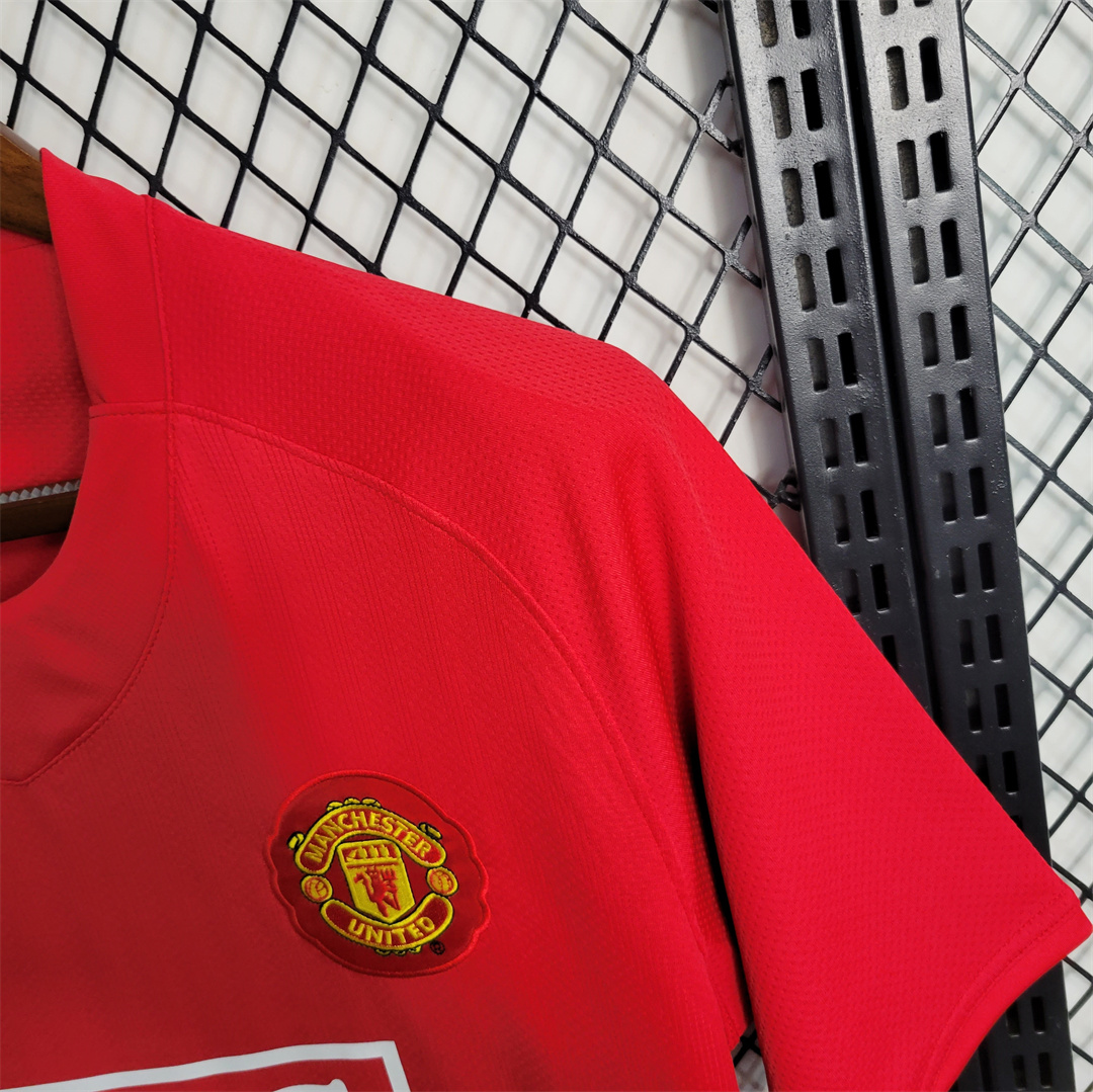 07-08 Manchester United Home Retro Jersey - view 8
