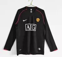 07-08 Manchester United Away Retro Jersey Long Sleeve - view 1