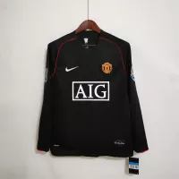 07-08 Manchester United Away Retro Jersey Long Sleeve - view 11