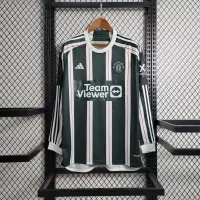 23-24 Manchester United Away Jersey Long Sleeve - view 1