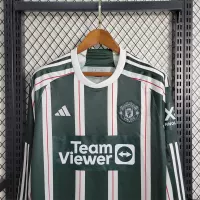 23-24 Manchester United Away Jersey Long Sleeve - view 11