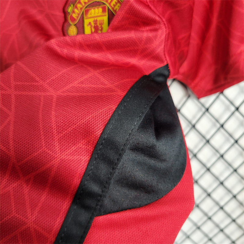 23-24 Manchester United Home Kids Kit Jersey+Shorts - view 6