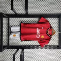 23-24 Manchester United Home Kids Kit Jersey+Shorts - view 1