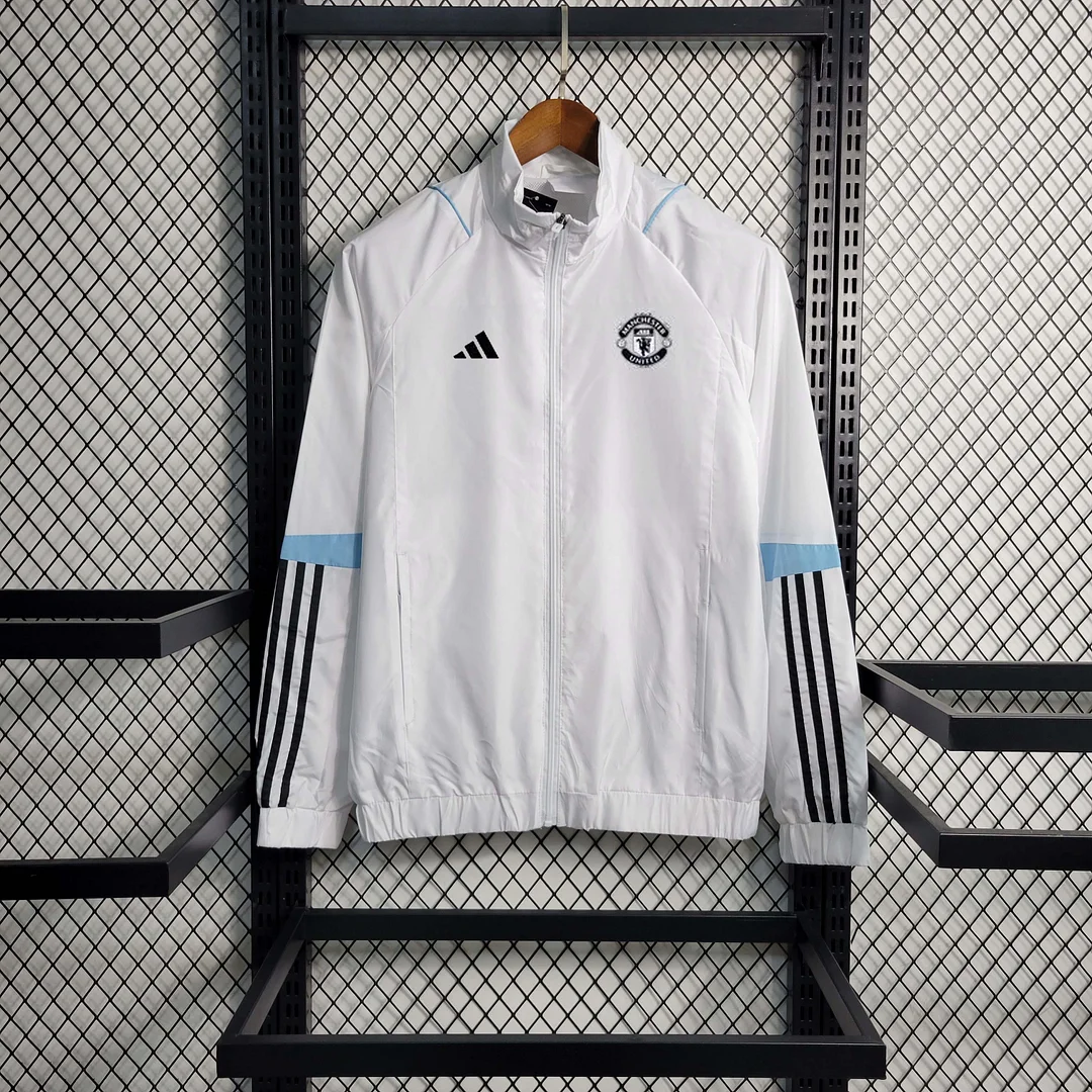 2023 Manchester United Soccer Jersey Windbreaker white - view 6