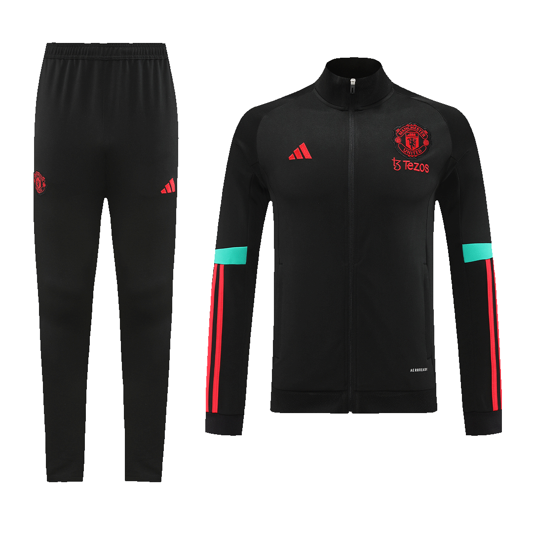 Manchester United Training Kit (Jacket+Pants) Black 2023/24