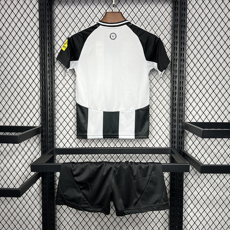 24-25 Newcastle United Home Soccer Kids Kit Jersey+Shorts - view 3