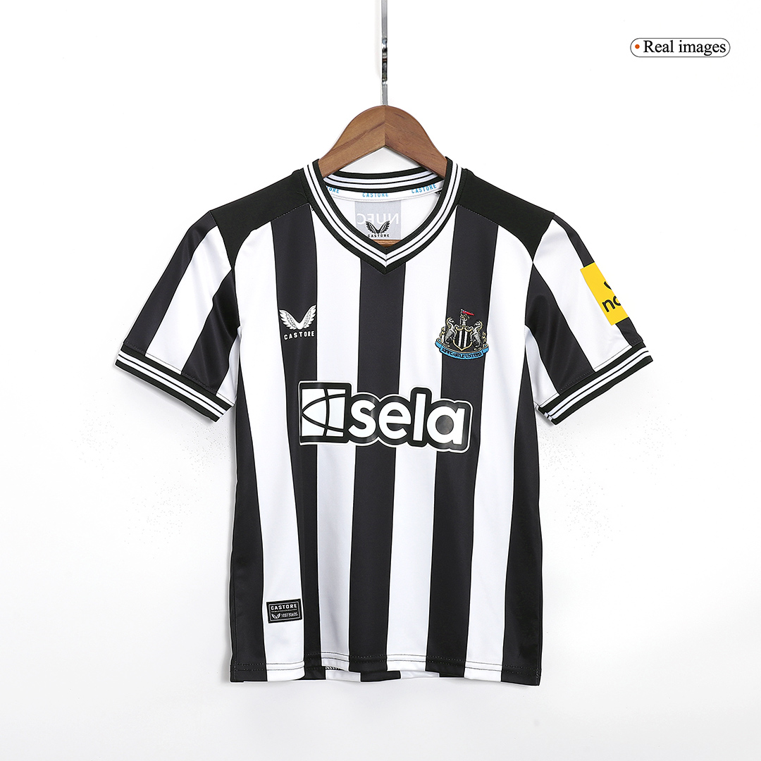 23-24 Newcastle United Home Kids Kit Jersey+Shorts - view 12
