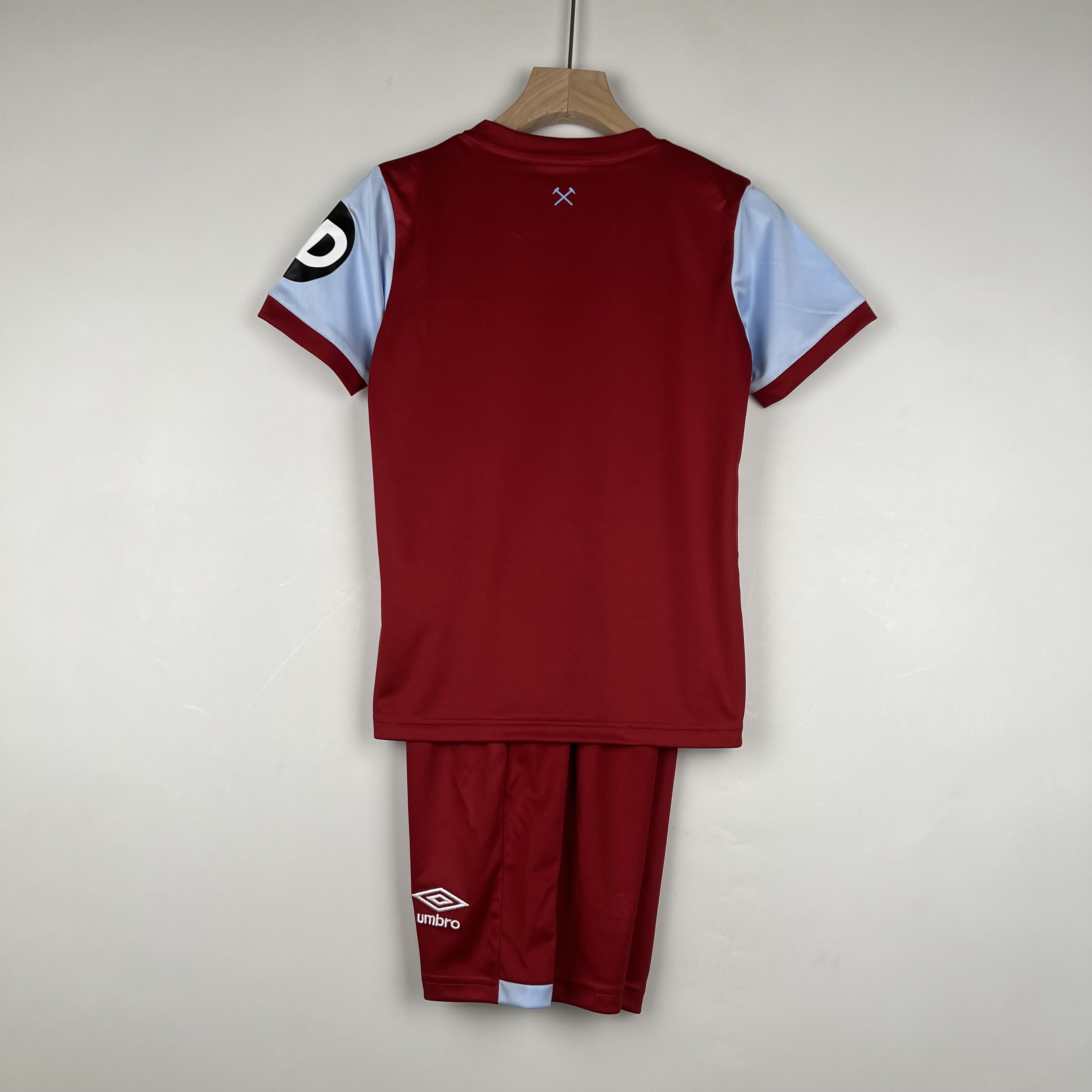 23-24 West Ham United Home Kids Kit Jersey+Shorts - view 3