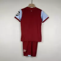23-24 West Ham United Home Kids Kit Jersey+Shorts - view 3