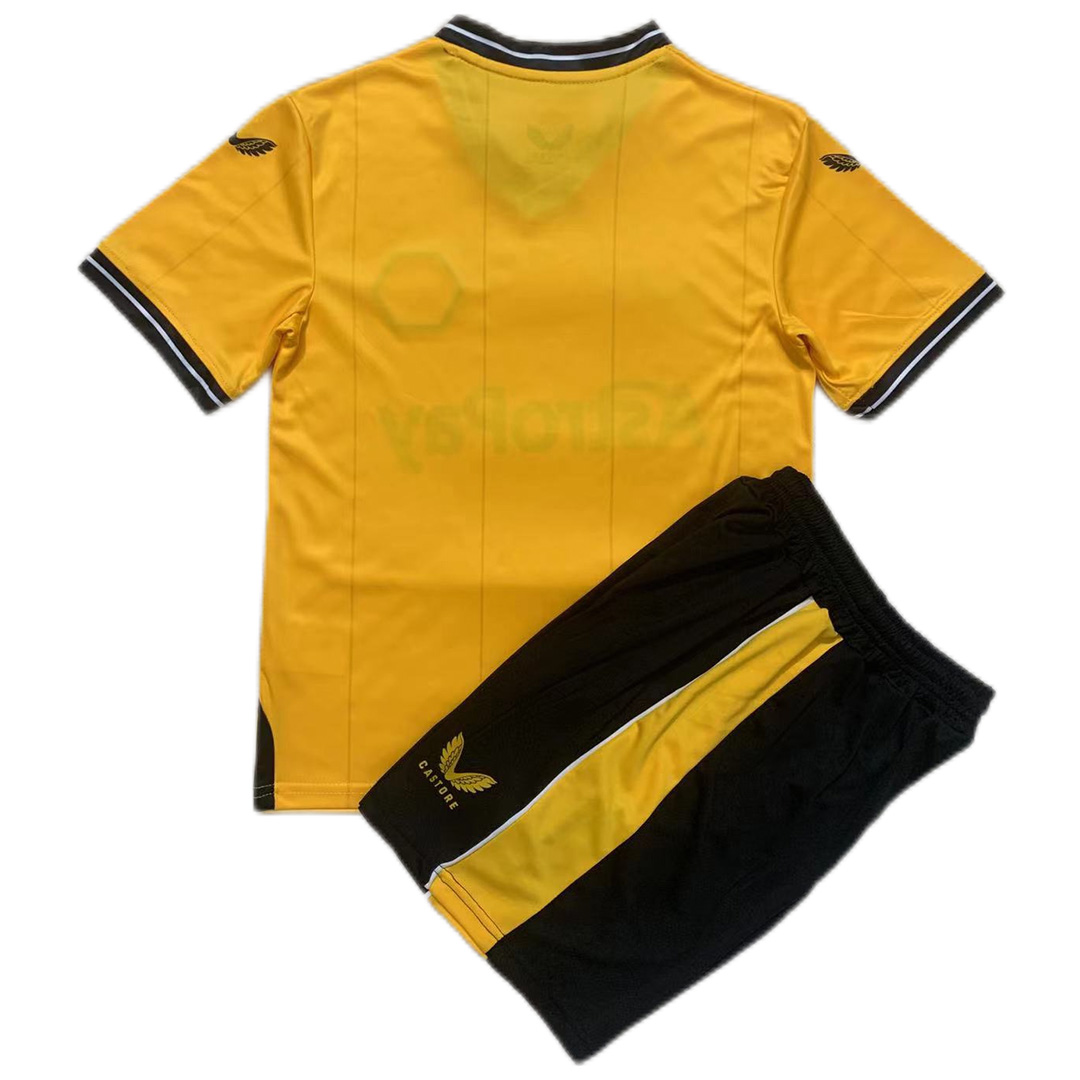 23-24 Wolves Home Kids Kit Jersey+Shorts - view 3