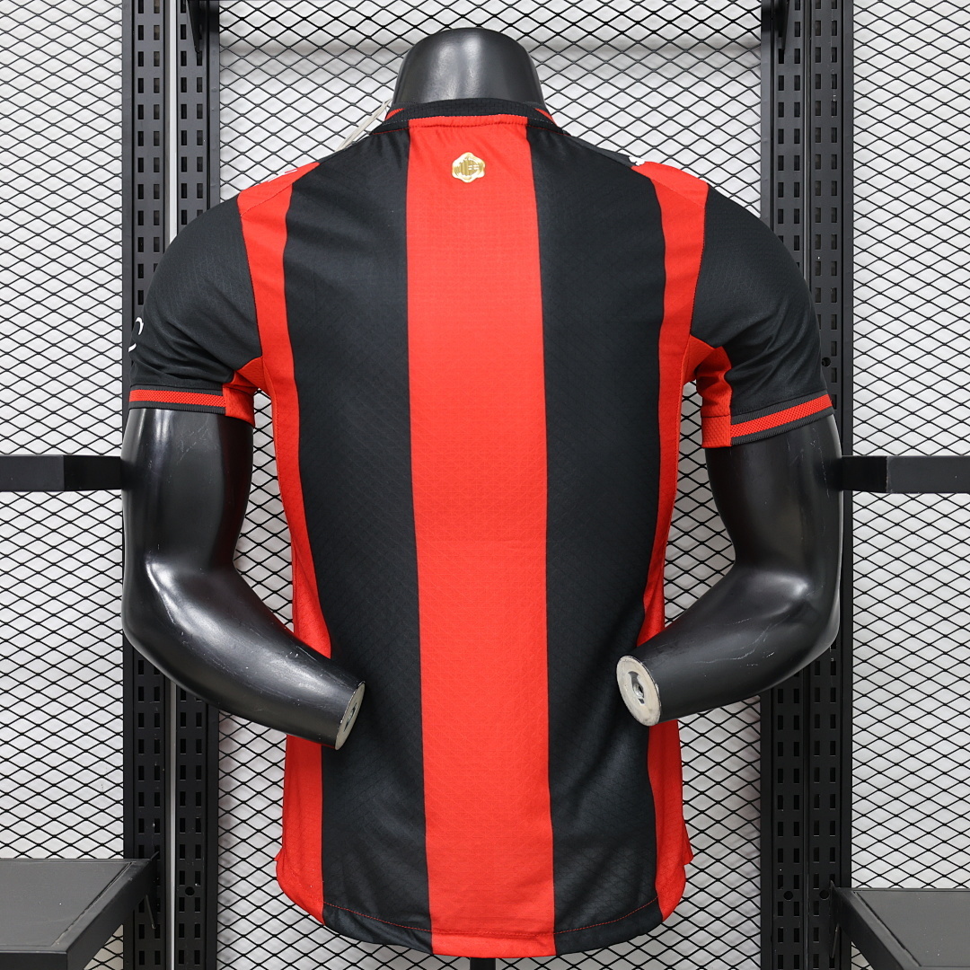 26-27 AC Milan Home  Soccer Jersey Red - view 6
