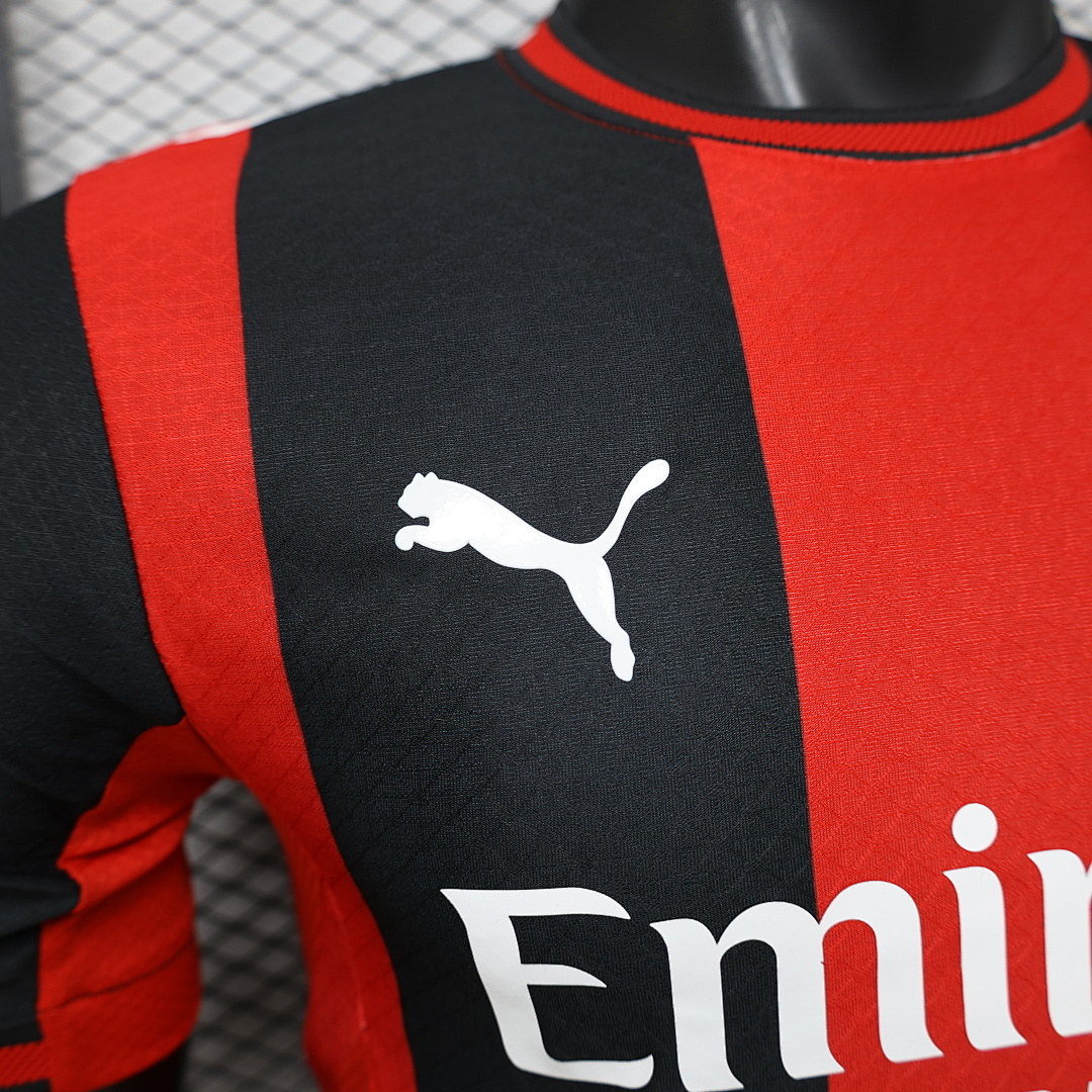 26-27 AC Milan Home  Soccer Jersey Red - view 11