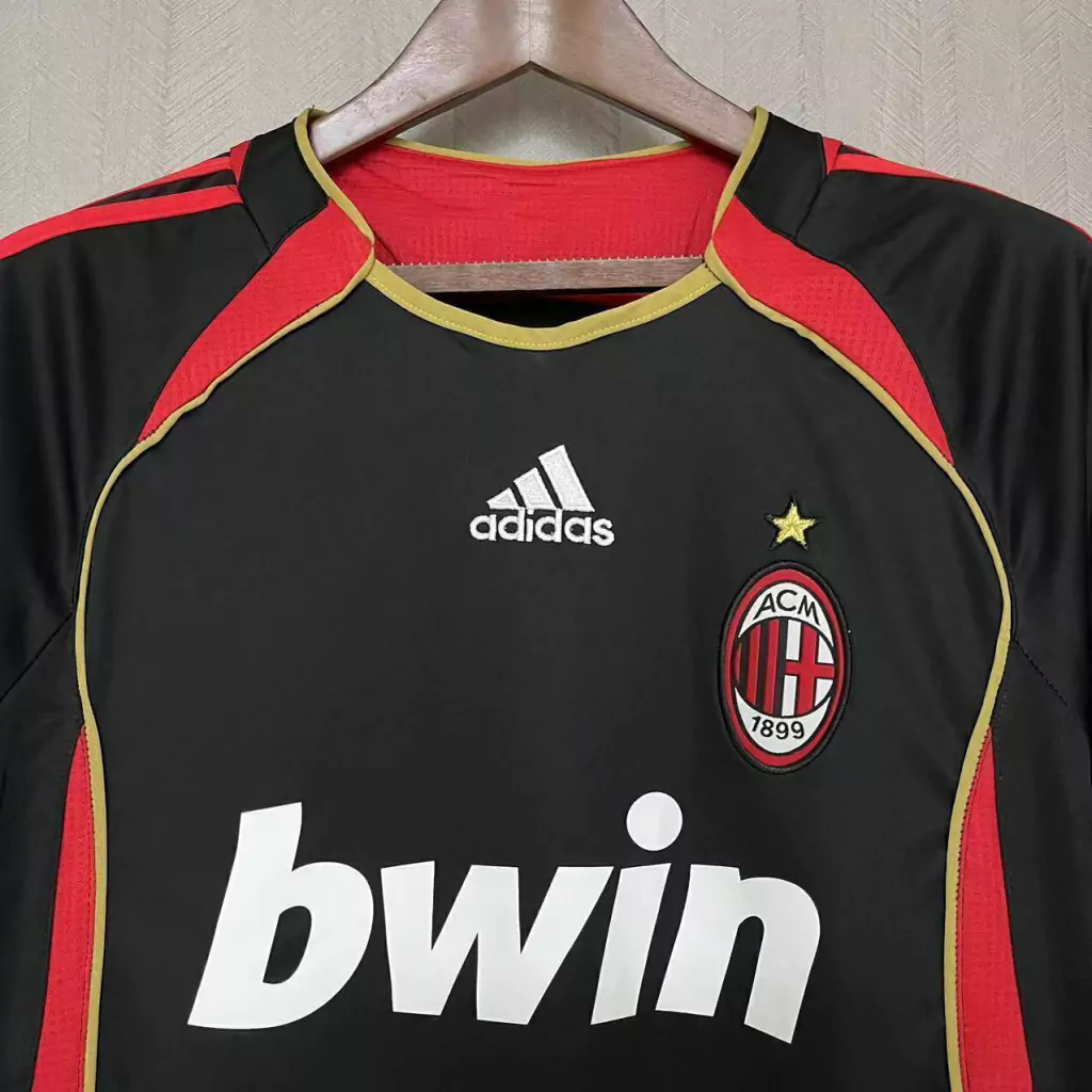 06-07 AC Milan Third Away Retro Soccer Jersey Long Sleeve - view 4
