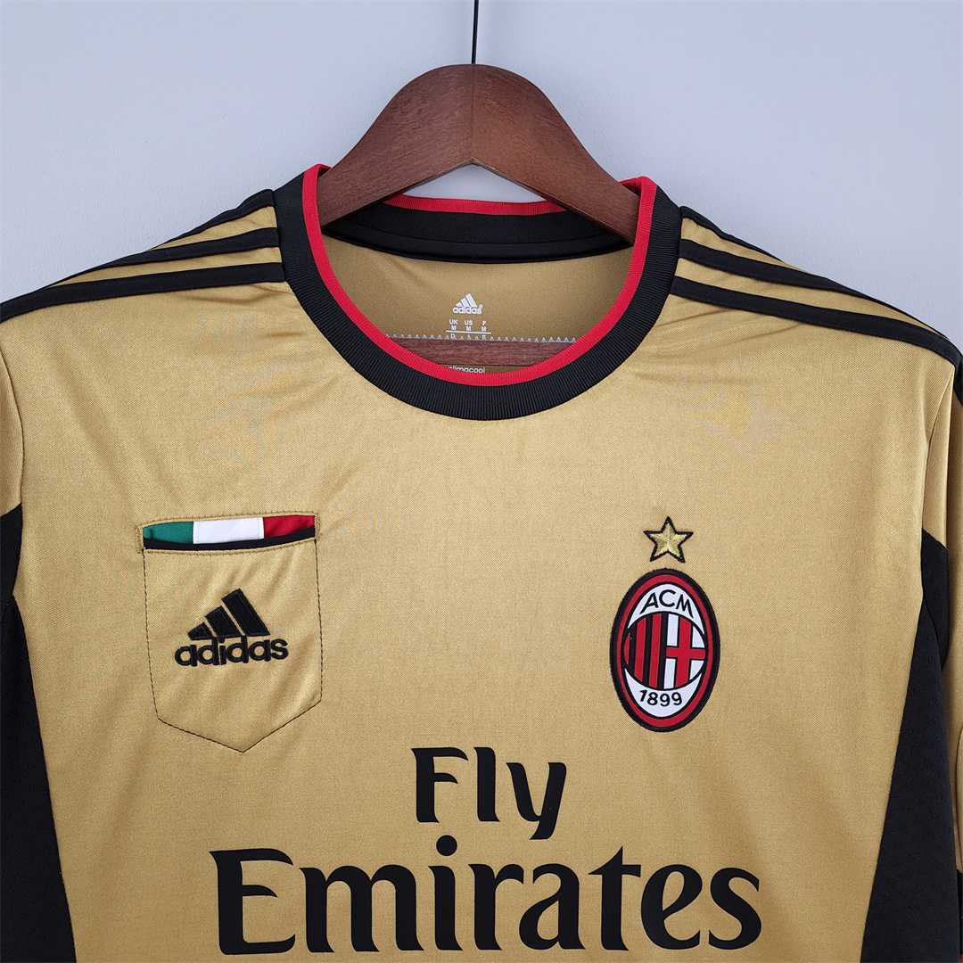 2013-14 AC Milan  Retro Jersey Soccer Third Away - view 9