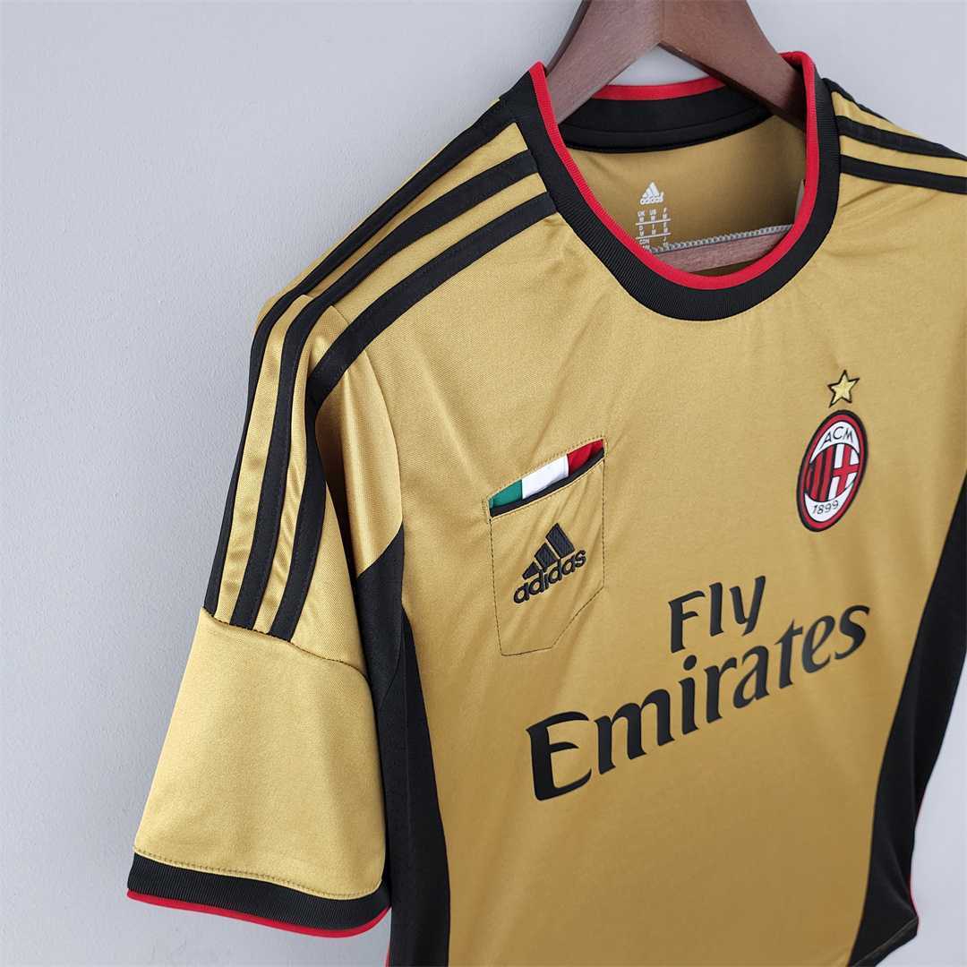 2013-14 AC Milan  Retro Jersey Soccer Third Away - view 11