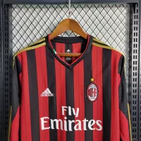 2013-14 AC Milan  Retro Jersey Home Long Sleeve - view 6