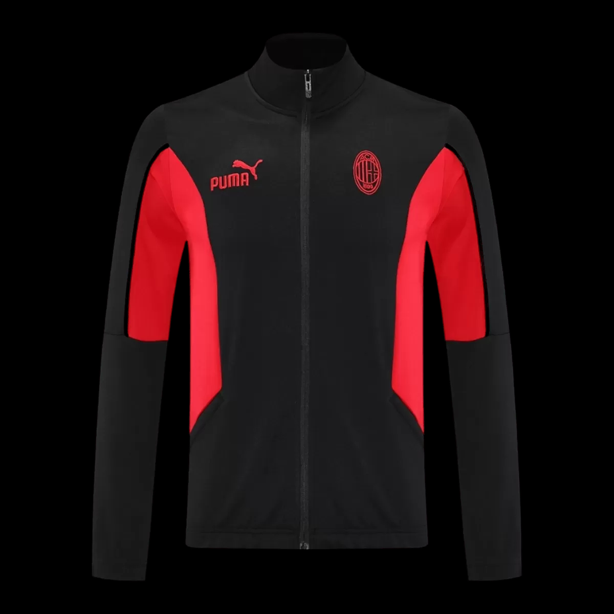 25-26 AC Milan Training Tracksuit Kit(Jacket+Pants) Black - view 4