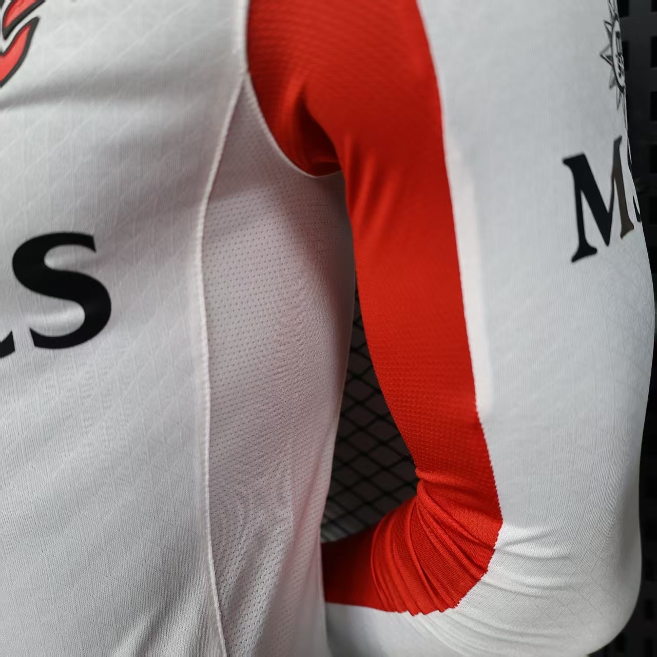 25-26 AC Milan Away Soccer Jersey Player Version Long Sleeve - view 5