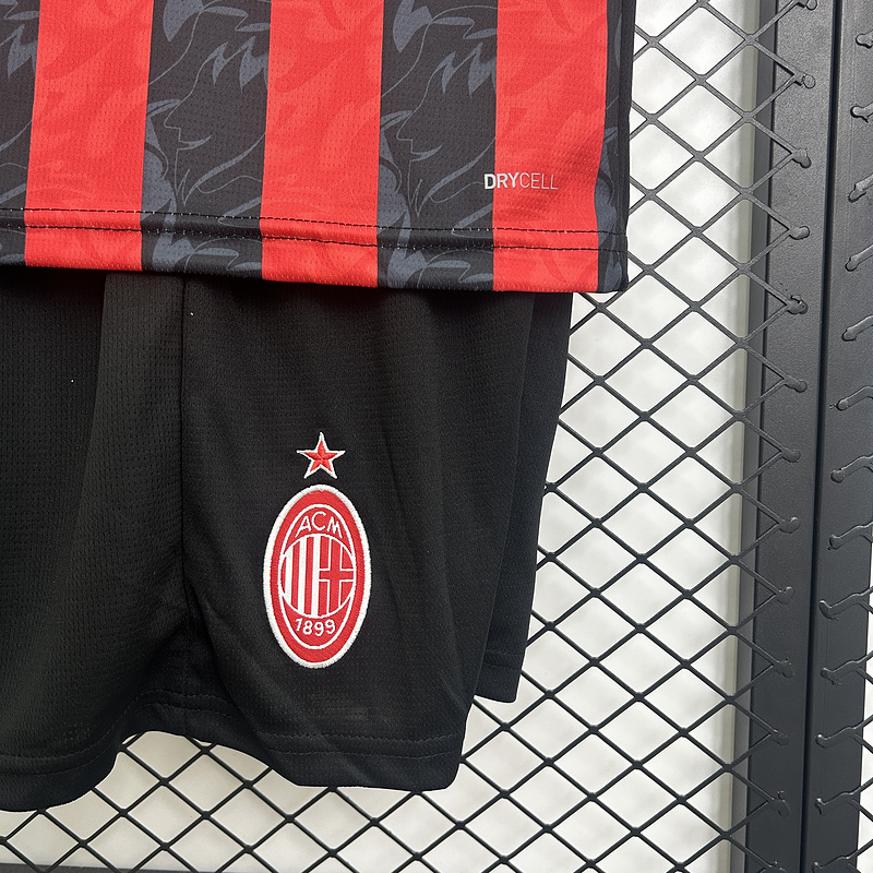 25-26 AC Milan Home Soccer Kids Kit Jersey+Shorts - view 8