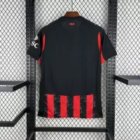 25-26 AC Milan Home Soccer Jersey Red - view 3