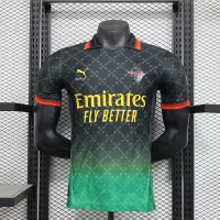 25-26 AC Milan Co-Branded Off-White  Soccer Jersey Black - view 1