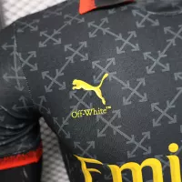 25-26 AC Milan Co-Branded Off-White  Soccer Jersey Black - view 6