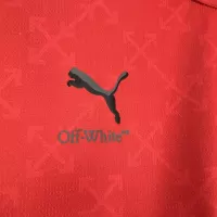 25-26 AC Milan Co-Branded Off-White  Soccer Jersey Red - view 8