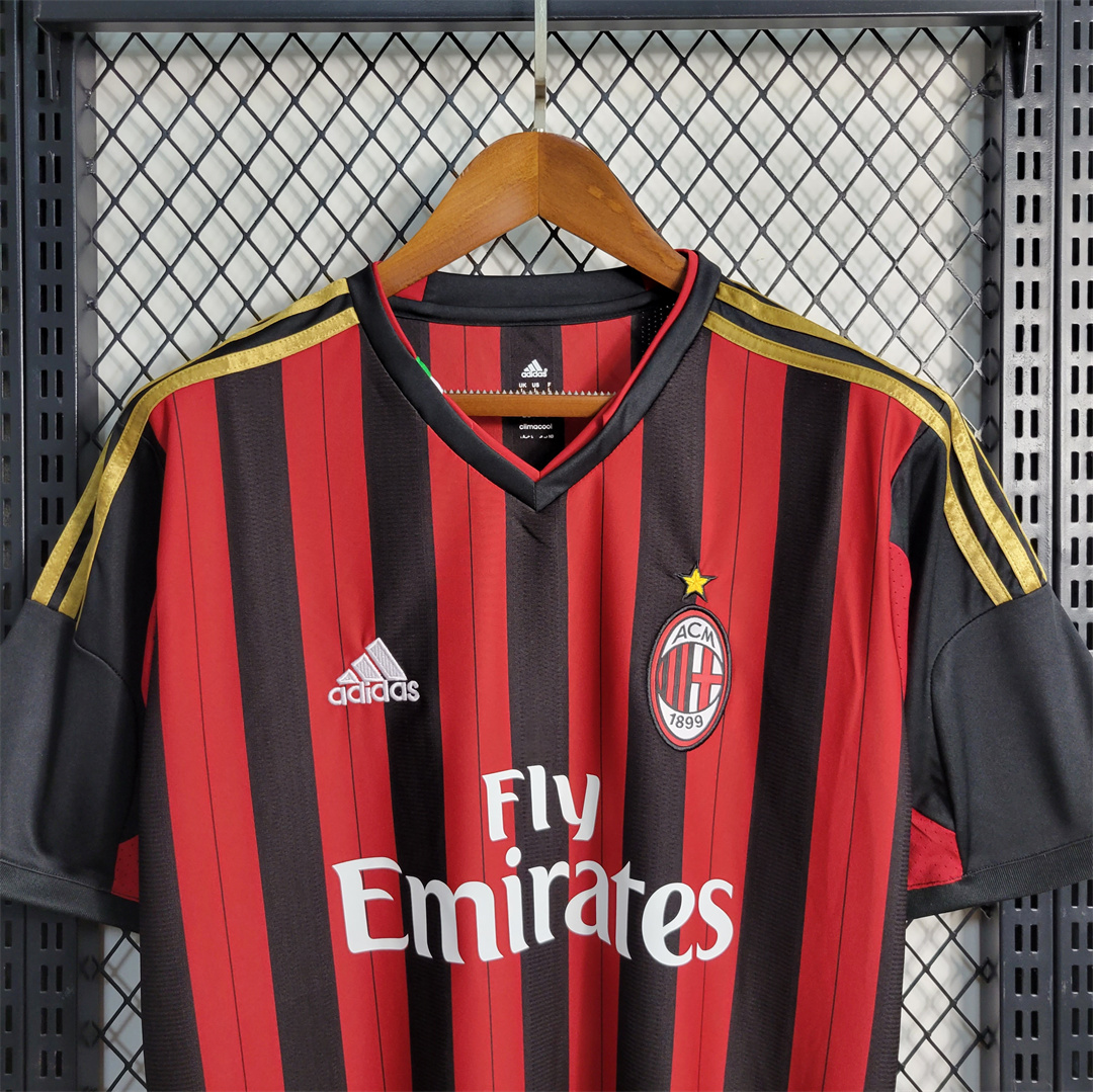 2013-14 AC Milan  Retro Jersey Home - view 12