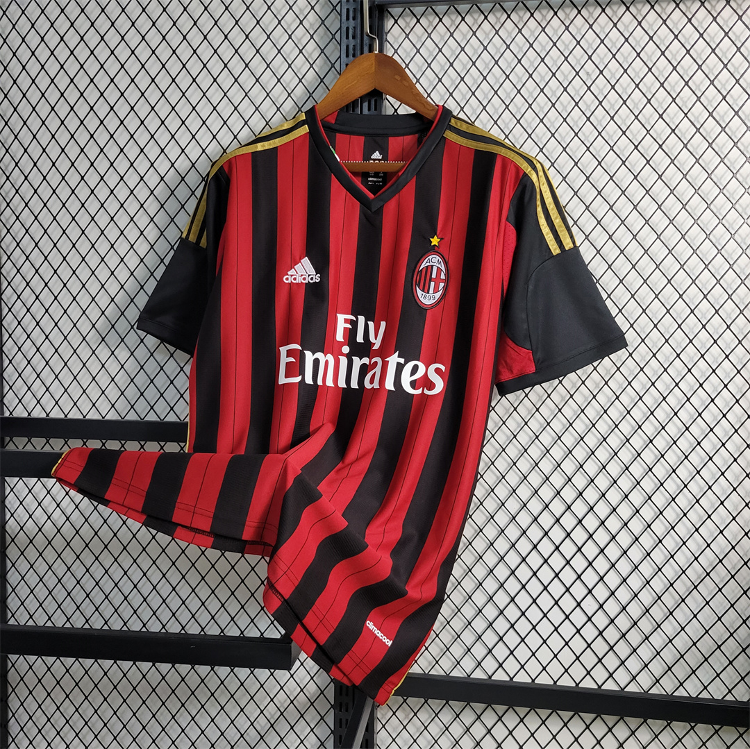 2013-14 AC Milan  Retro Jersey Home - view 4