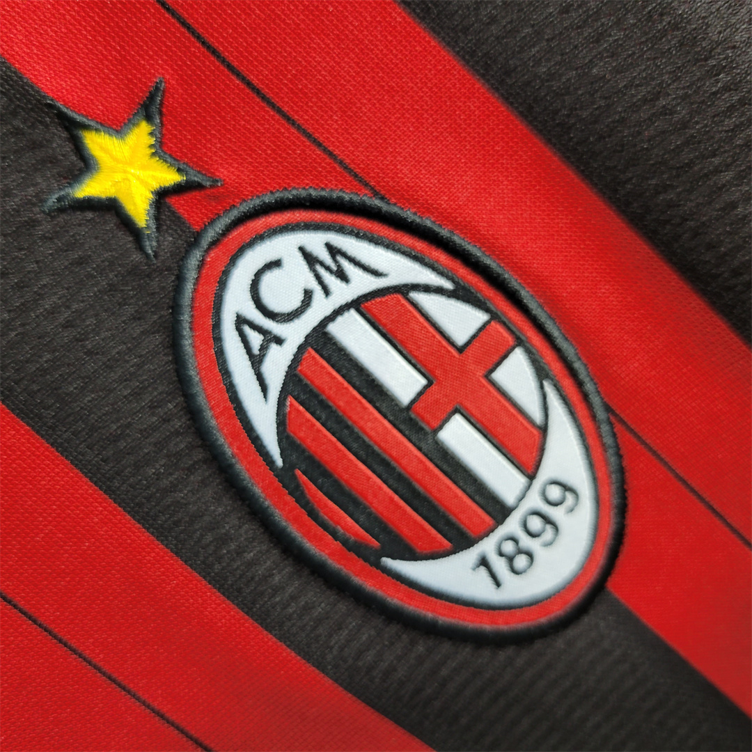 2013-14 AC Milan  Retro Jersey Home - view 8