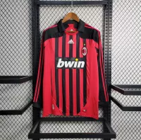 2007-08 AC Milan  Retro Jersey Home Long Sleeve - view 1