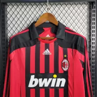2007-08 AC Milan  Retro Jersey Home Long Sleeve - view 6