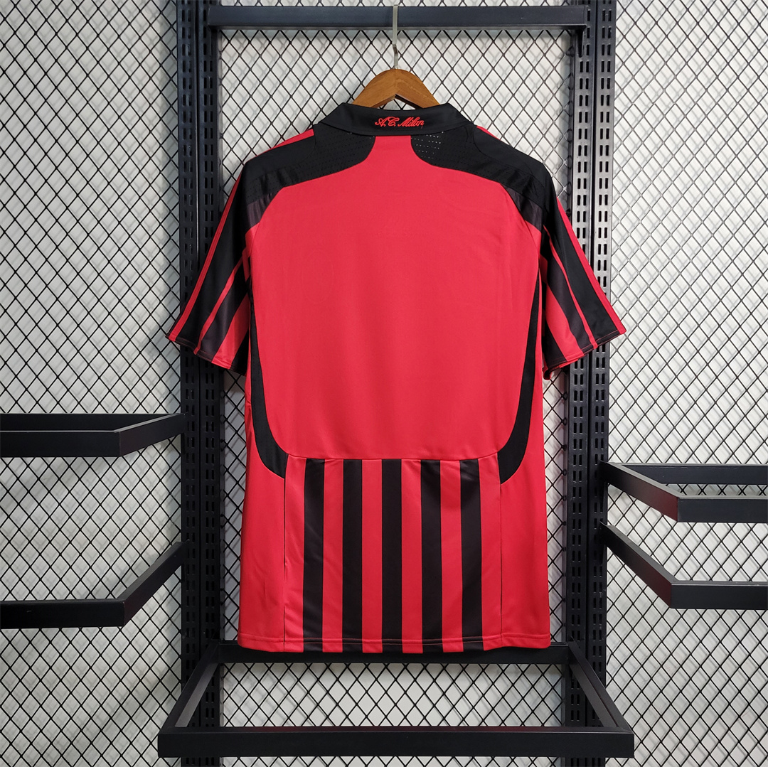 2007-08 AC Milan  Retro Jersey Home - view 3