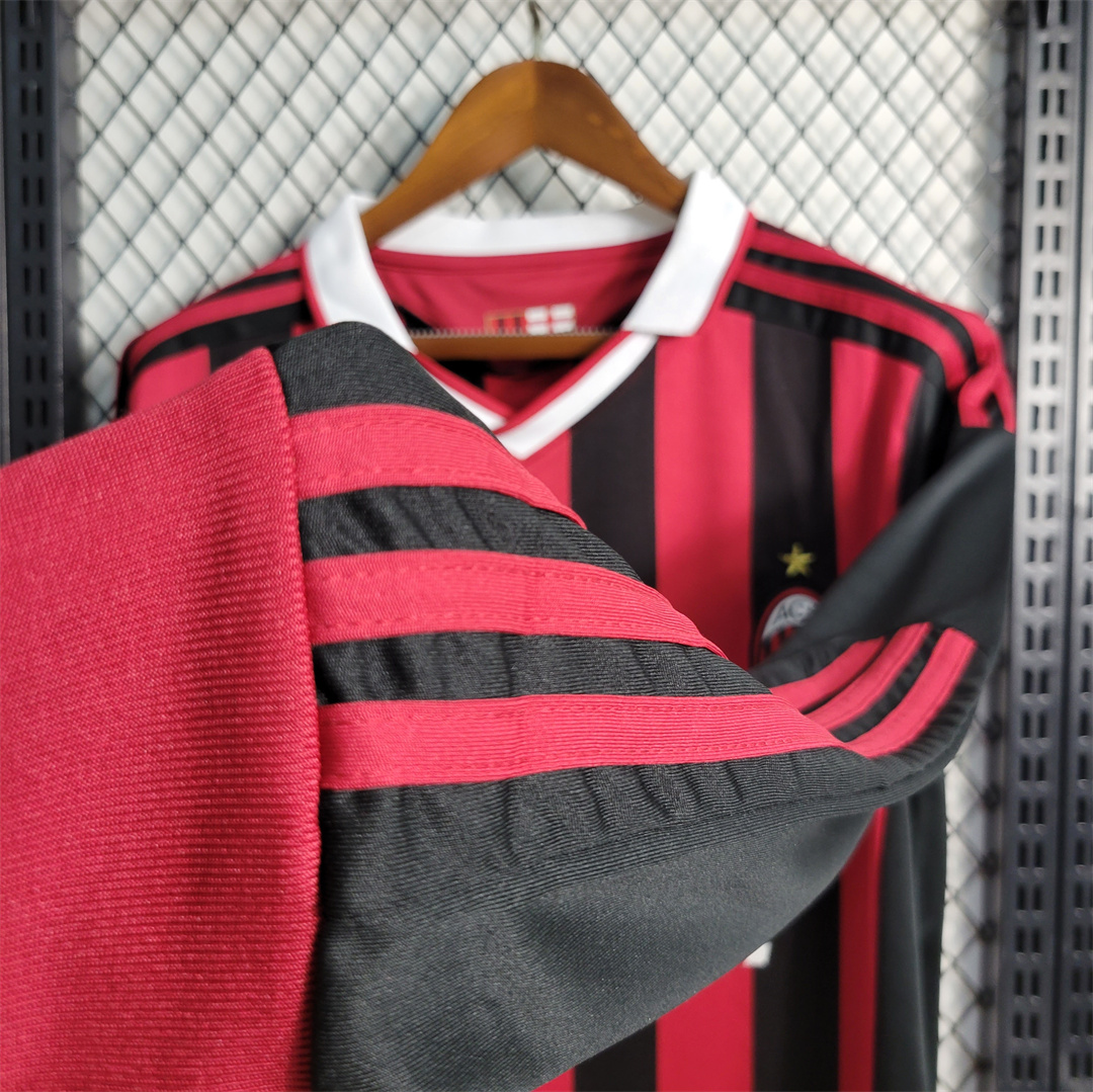 2009-10 AC Milan  Home Retro Jersey Long Sleeve - view 10