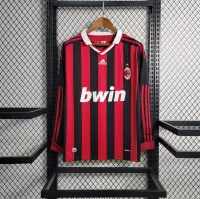 2009-10 AC Milan  Home Retro Jersey Long Sleeve - view 1