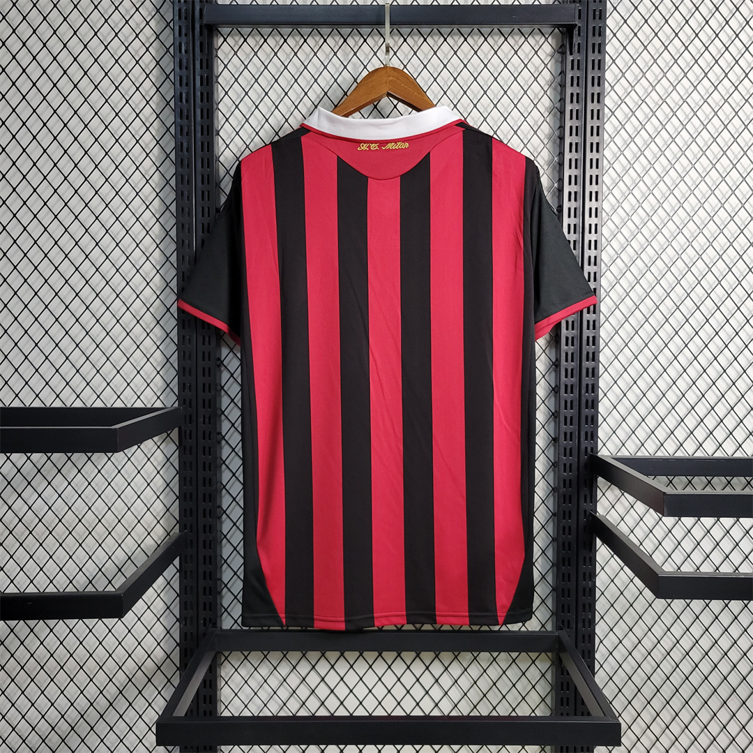 2009-10 AC Milan  Retro Jersey Home - view 3