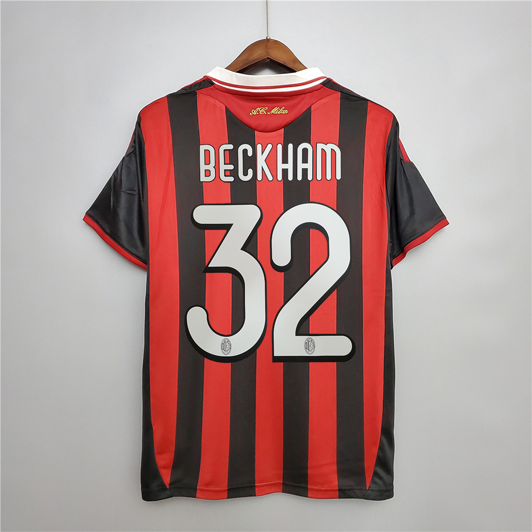 2009-10 AC Milan  Retro Jersey Home - view 12