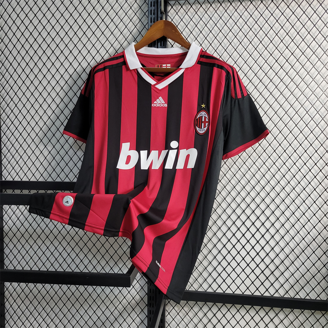 2009-10 AC Milan  Retro Jersey Home - view 5