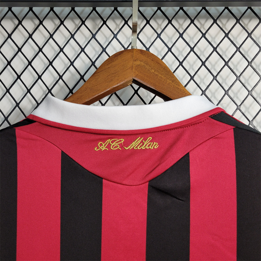 2009-10 AC Milan  Retro Jersey Home - view 6