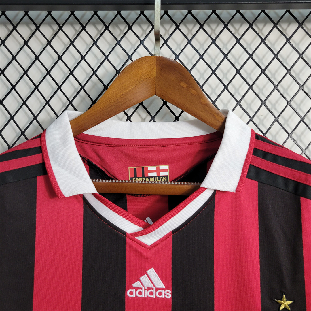 2009-10 AC Milan  Retro Jersey Home - view 7