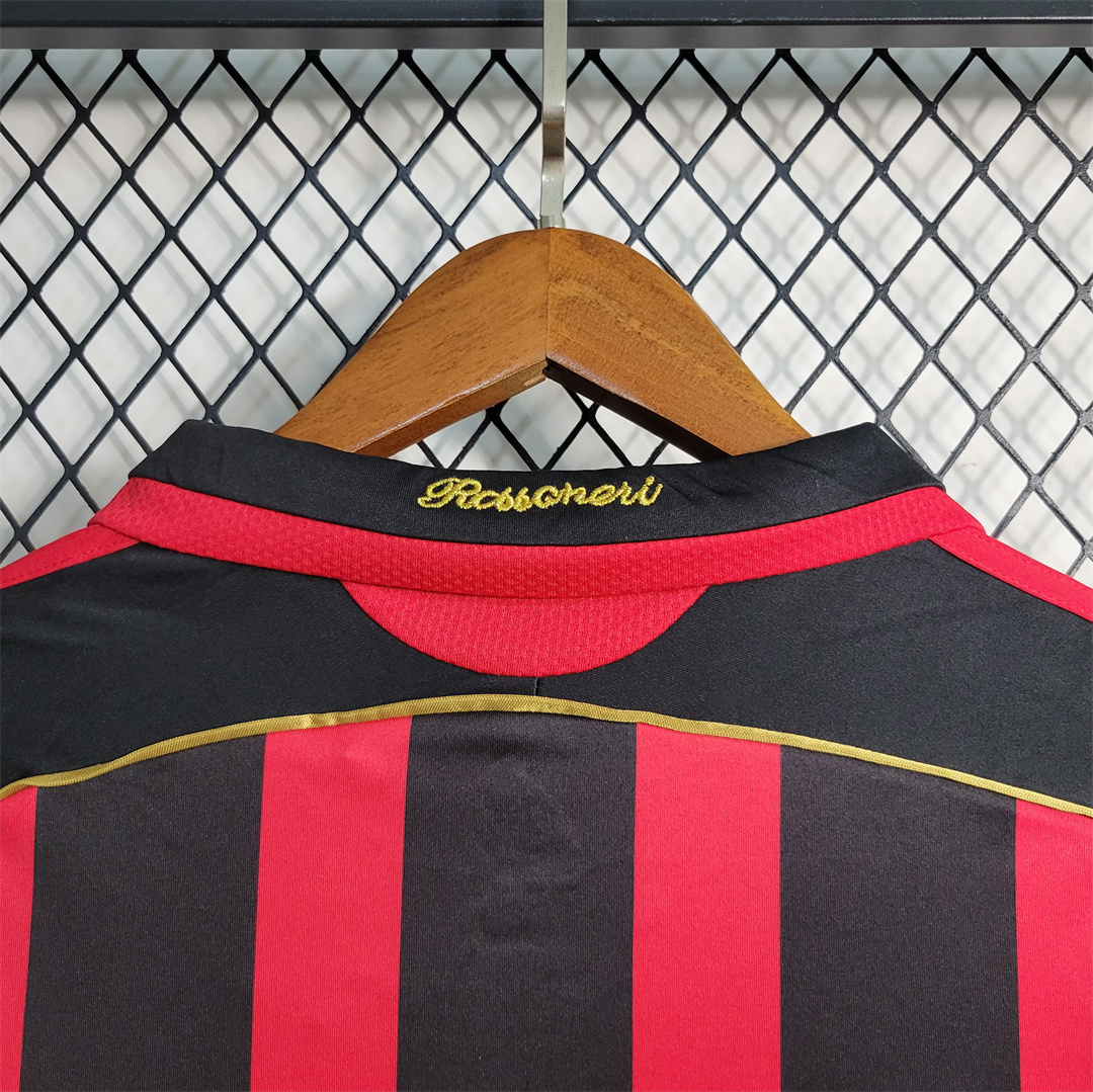 06-07 AC Milan  Retro Jersey Home Long Sleeve - view 8