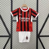 24-25 AC Milan Home Soccer Kids Kit Jersey+Shorts - view 1