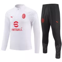 Kids AC Milan Zipper Sweatshirt Kit(Top+Pants) White 2023/24 - view 1