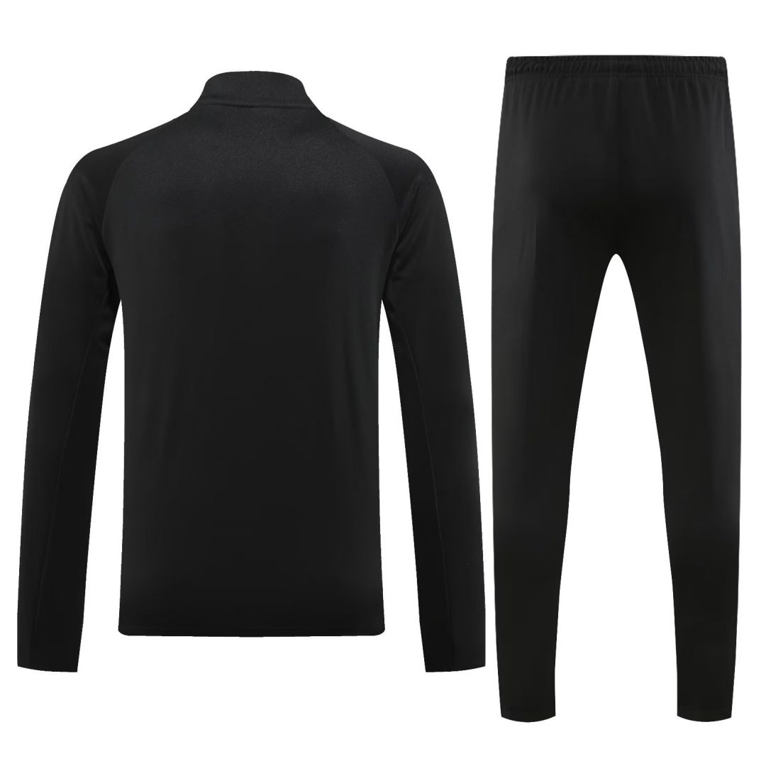 AC Milan Zipper Sweatshirt Kit(Top+Pants) Red&Black 2023/24 - view 3