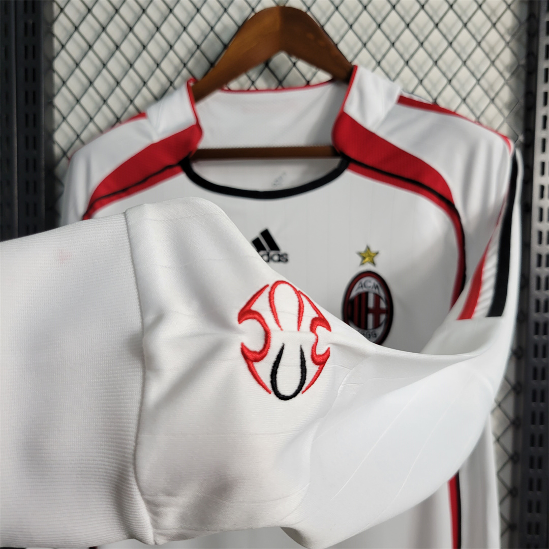 06-07 AC Milan UCL Final Retro Jersey Away Long Sleeve - view 9